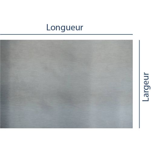 Plaque aluminium brut 4mm sur mesure Découpe sur mesure