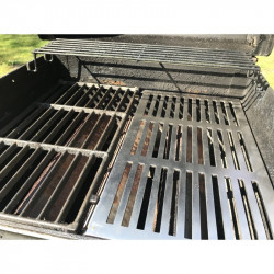 Barbecue grill sur pied à charbon acier inoxydable 50x40