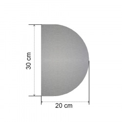 Plaque de 4 butées adhésives et antidérapantes (carré arrondi) 20,6x20,6 mm  épaisseur 13,20 mm